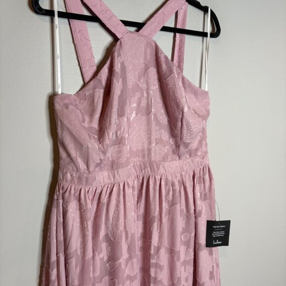 Lulu's Love and Beyond Mauve Pink Burnout Floral Maxi Dress - Picture 3 of 6